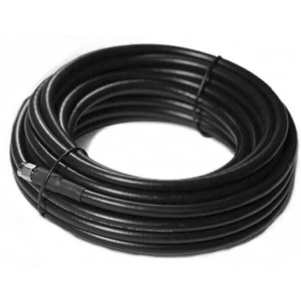 black coaxial cable
