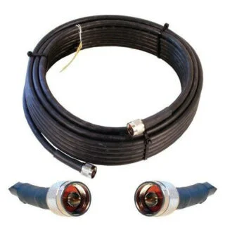 black coaxial cable